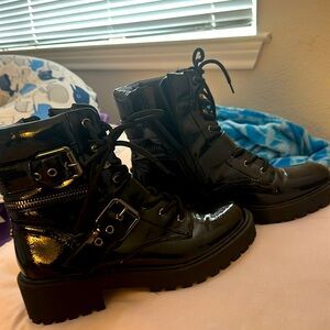 GBG Los Angeles leather boots.